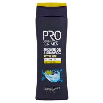 Tesco Pro Formula For Men Active Life Żel pod prysznic i szampon 250 ml