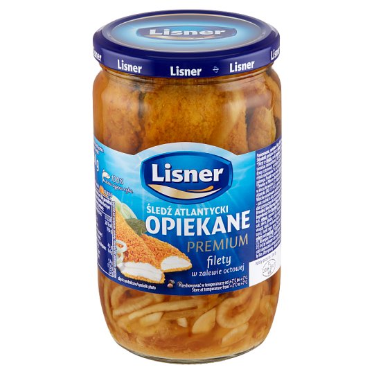 Lisner Opiekane filety śledziowe Premium w zalewie octowej 700 g