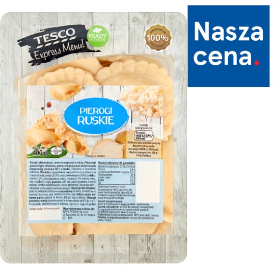 Tesco Express Menu! Pierogi ruskie 400 g