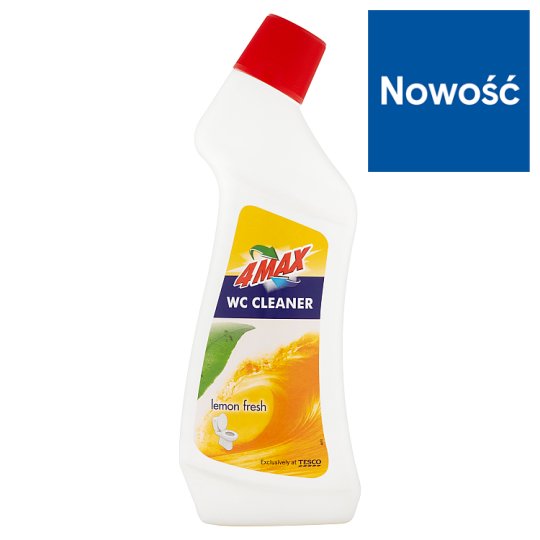 4MAX Lemon Fresh Żel do czyszczenia toalety 750 ml