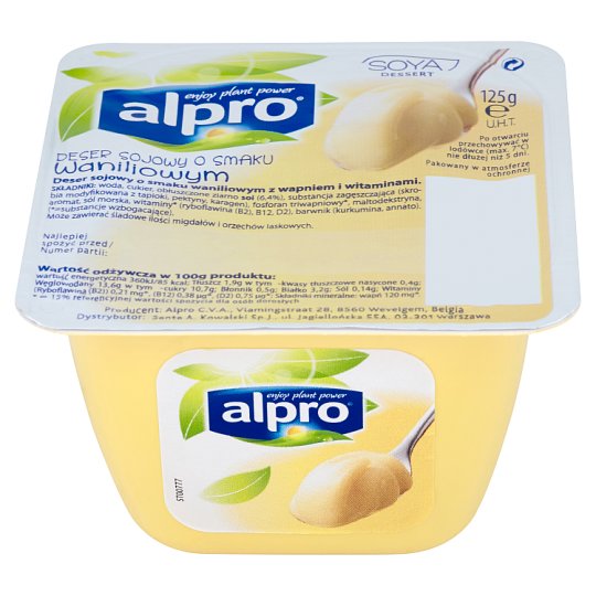 Alpro Deser sojowy o smaku waniliowym 125 g