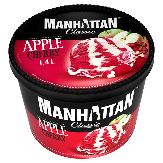 Manhattan Classic Lody jabłkowe i sorbet wiśniowy 1400 ml