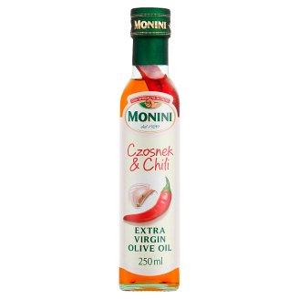 Monini Aromatyzowana oliwa z oliwek extra vergine o smaku czosnku & chili 250 ml
