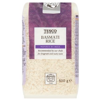 Tesco Ryż długoziarnisty biały Basmati 500 g