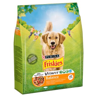 Friskies Vitafit Balance z kurczakiem i dodatkiem warzyw Karma dla dorosłych psów 3 kg