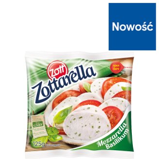 Zott Zottarella Basilikum Ser mozzarella 125 g