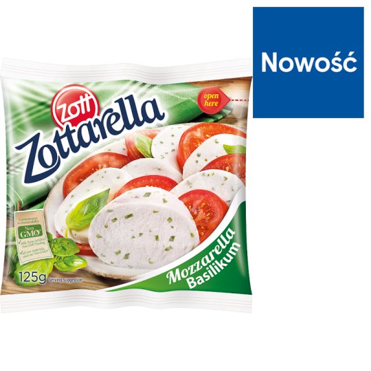 Zott Zottarella Basilikum Ser mozzarella 125 g