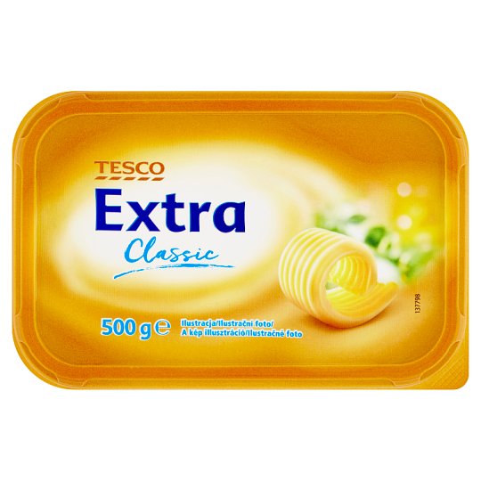 Tesco Extra Classic Margaryna półtłusta 500 g