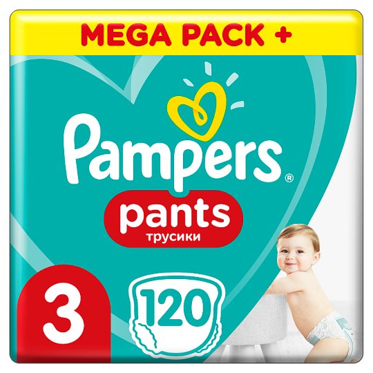 Pampers Pants, Rozmiar 3, 120 Pieluchomajtek