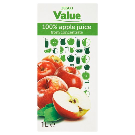 Tesco Value Sok jabłkowy 1 l