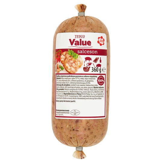 Tesco Value Salceson 360 g