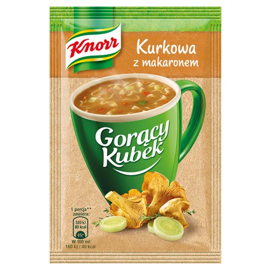 Knorr Gorący Kubek Kurkowa z makaronem 13 g