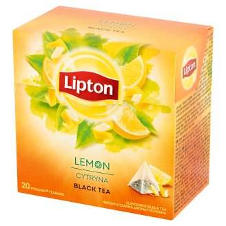 Lipton Cytryna Herbata czarna 34 g (20 torebek)