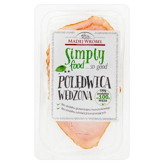 Madej Wróbel Simply food... so good Polędwica wędzona 80 g
