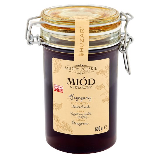 Huzar Miody polskie Miód nektarowy gryczany 600 g