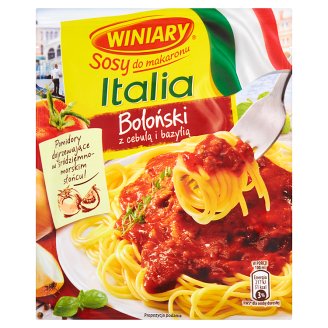 Winiary Sosy do makaronu Italia Sos boloński z cebulą i bazylią 46 g