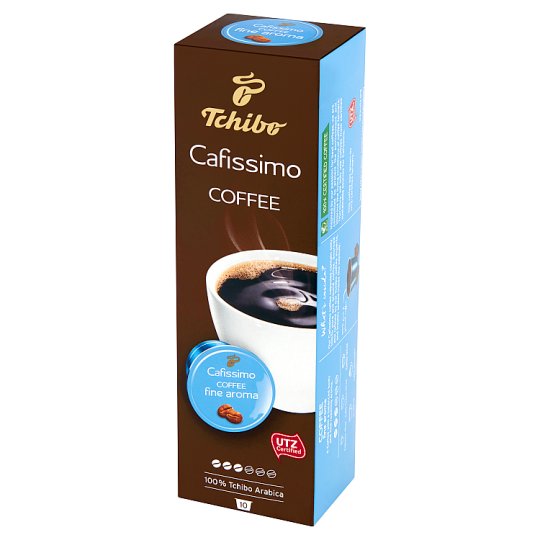 Tchibo Cafissimo Coffee Fine Aroma Kawa palona mielona 65 g (10 x 6,5 g)