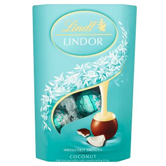 Lindt Lindor Coconut Pralinki z czekolady mlecznej z nadzieniem 200 g