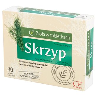 Colfarm Zioła w tabletkach Skrzyp Suplement diety 30 tabletek