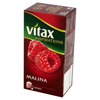 Vitax Inspirations Malina Herbata owocowo-ziołowa 40 g (20 torebek)