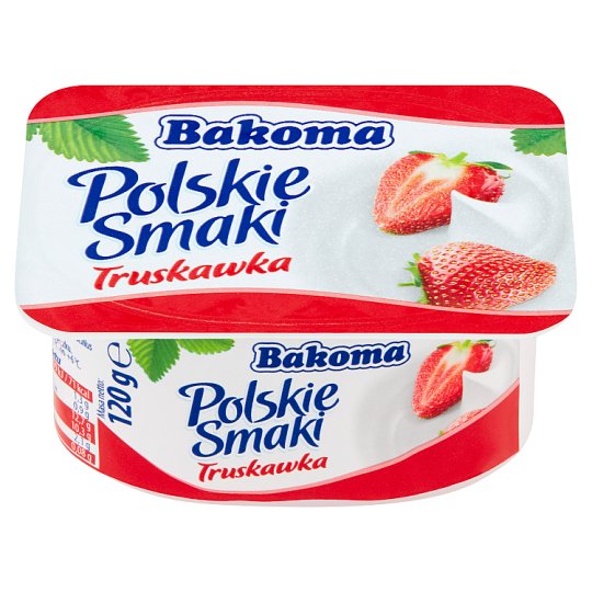 Bakoma Polskie Smaki Deser jogurtowy z truskawkami 120 g