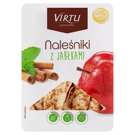 Virtu Naleśniki z jabłkami 400 g