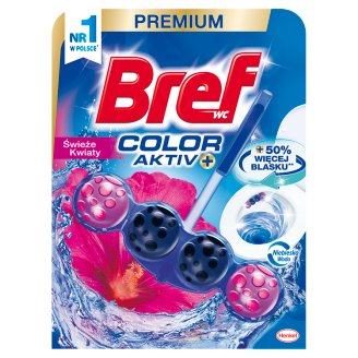 Bref WC Blue Aktiv Fresh Flowers Zawieszka do muszli WC 50 g