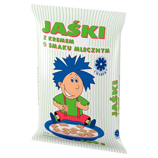 Chaber Jaśki z kremem o smaku mlecznym Danie śniadaniowe 150 g