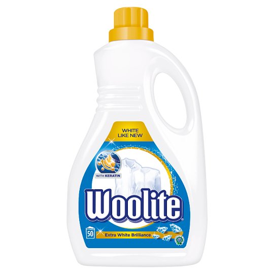 Woolite Płyn do prania do bieli i jasnych kolorów z keratyną 3 l (50 prań)