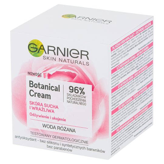 Garnier Botanical Cream Krem nawilżający woda różana 50 ml