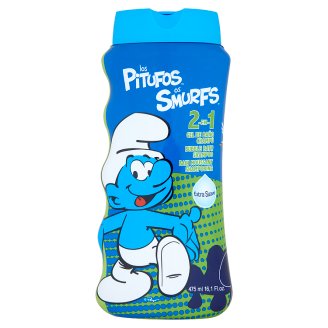 Smerfy 2 w 1 Szampon żel pod prysznic i do kąpieli 475 ml