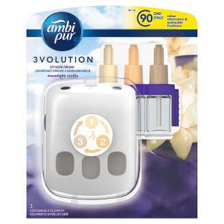 Ambi Pur 3Volution Moonlight Vanilla Odświeżacz elektryczny, zestaw startowy, 20 ml