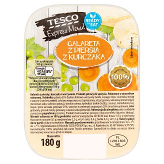 Tesco Express Menu! Galareta z piersią z kurczaka 180 g