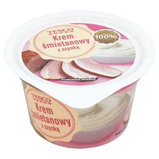 Tesco Krem śmietanowy z szynką 150 g