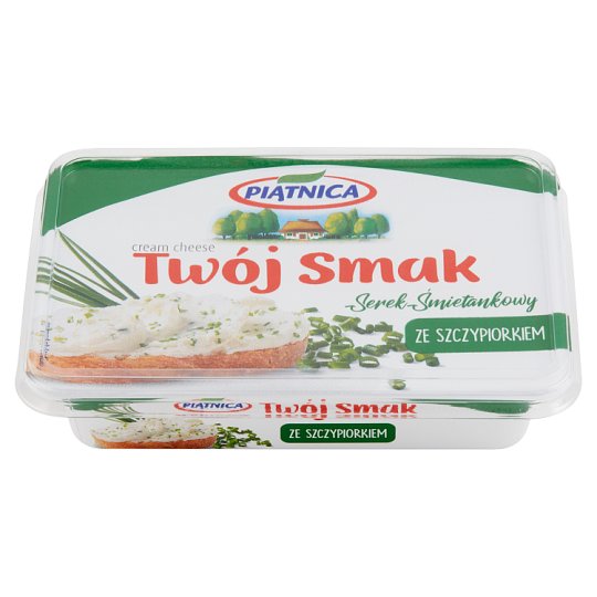 Piątnica Twój Smak Serek śmietankowy ze szczypiorkiem 135 g
