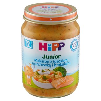 HiPP Makaron z łososiem marchewką i brokułami po 15. miesiącu 250 g