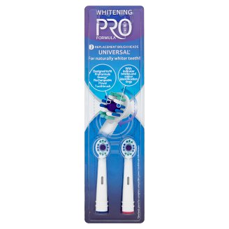 Tesco Pro Formula Whitening Wymienne końcówki do szczoteczek elektrycznych 2 sztuki