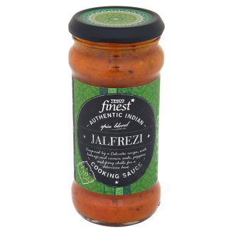 Tesco Finest Jalfrezi Pikantny sos z czerwoną i zieloną papryką 350 g
