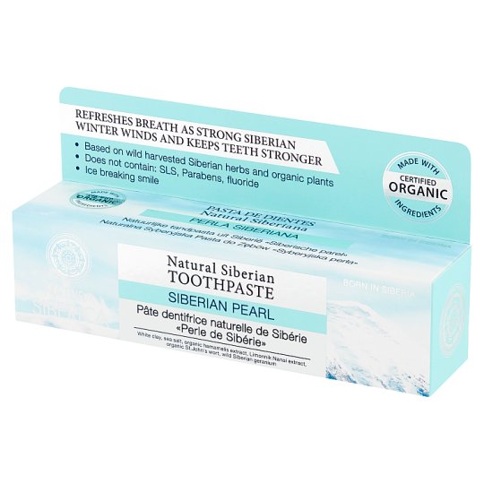 Natura Siberica Naturalna syberyjska pasta do zębów Syberyjska perła 100 g