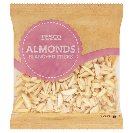 Tesco Migdały blanszowane w słupkach 100 g