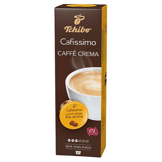 Tchibo Cafissimo Caffè Crema Fine Aroma Kawa mielona w kapsułkach 70 g (10 sztuk)