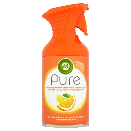 Air Wick Pure o zapachu śródziemnomorskiej pomarańczy Odświeżacz powietrza 250 ml