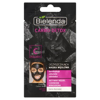 Bielenda Carbo Detox Oczyszczająca maska węglowa cera dojrzała 8 g