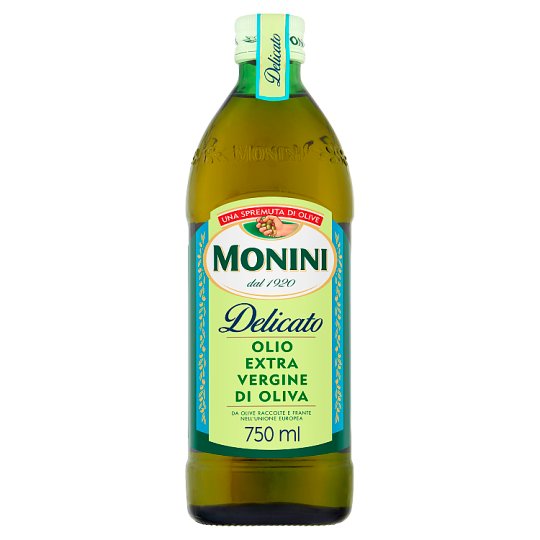 Monini Delicato Oliwa z oliwek najwyższej jakości z pierwszego tłoczenia 750 ml