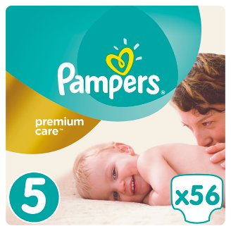 Pampers Premium Care rozmiar 5 (Junior), 11–18 kg, 56 pieluszek