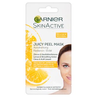 Garnier Skin Active Dodająca blasku maseczka z ekstraktem z cytryny 8 ml