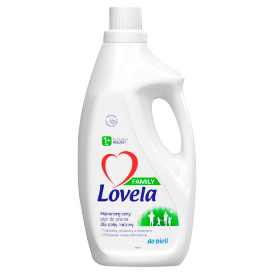Lovela Family Hipoalergiczny płyn do prania do bieli 1,85 l (28 prań)