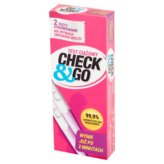 Check&Go Test ciążowy strumieniowy 2 sztuki