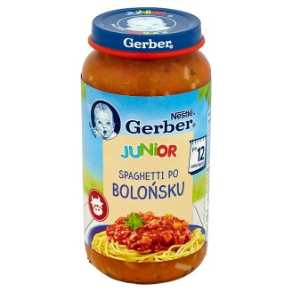 Gerber Junior Spaghetti po bolońsku po 12 miesiącu 250 g