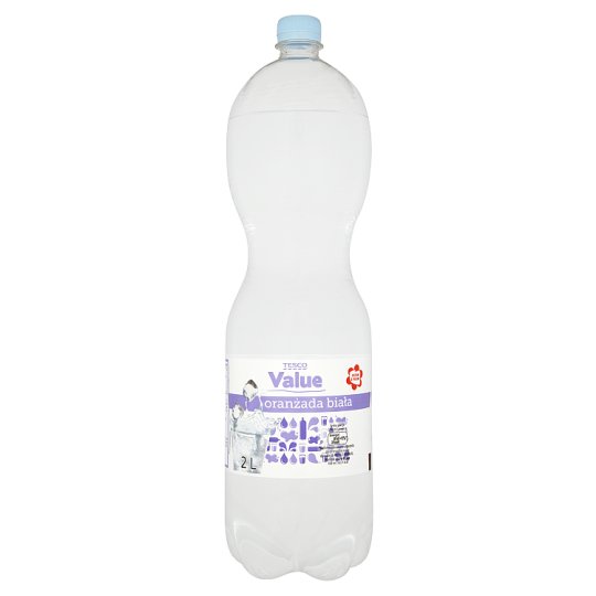 Tesco Value Oranżada biała gazowana 2 l